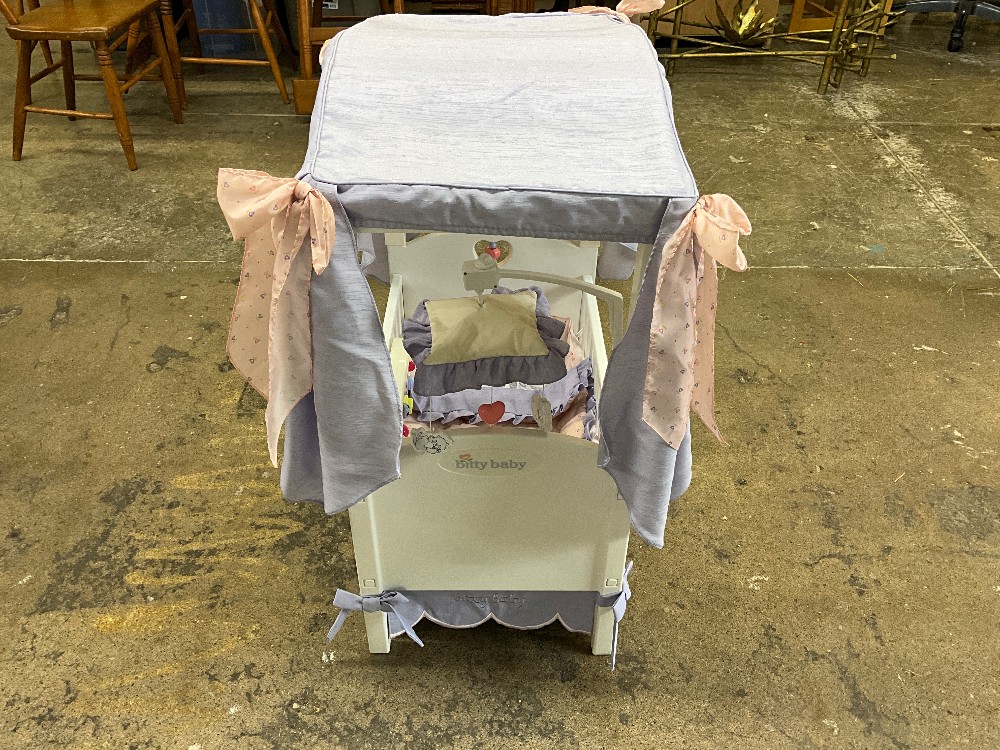 American Girl Bitty Baby Crib W/ Accessories