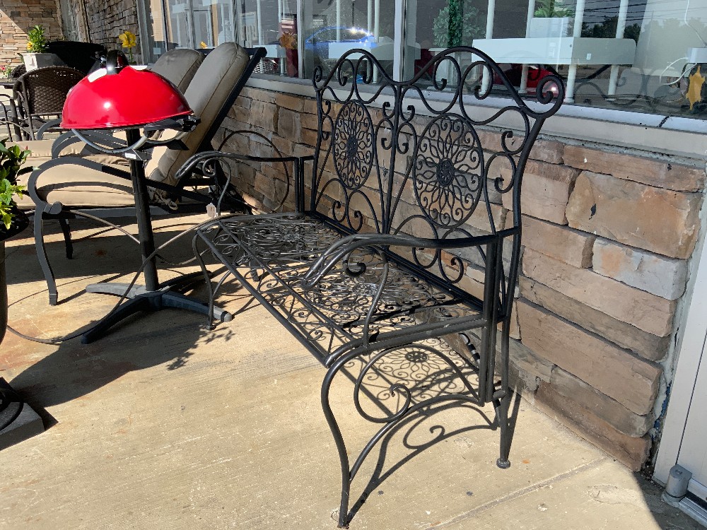 Wrought Iron Bench