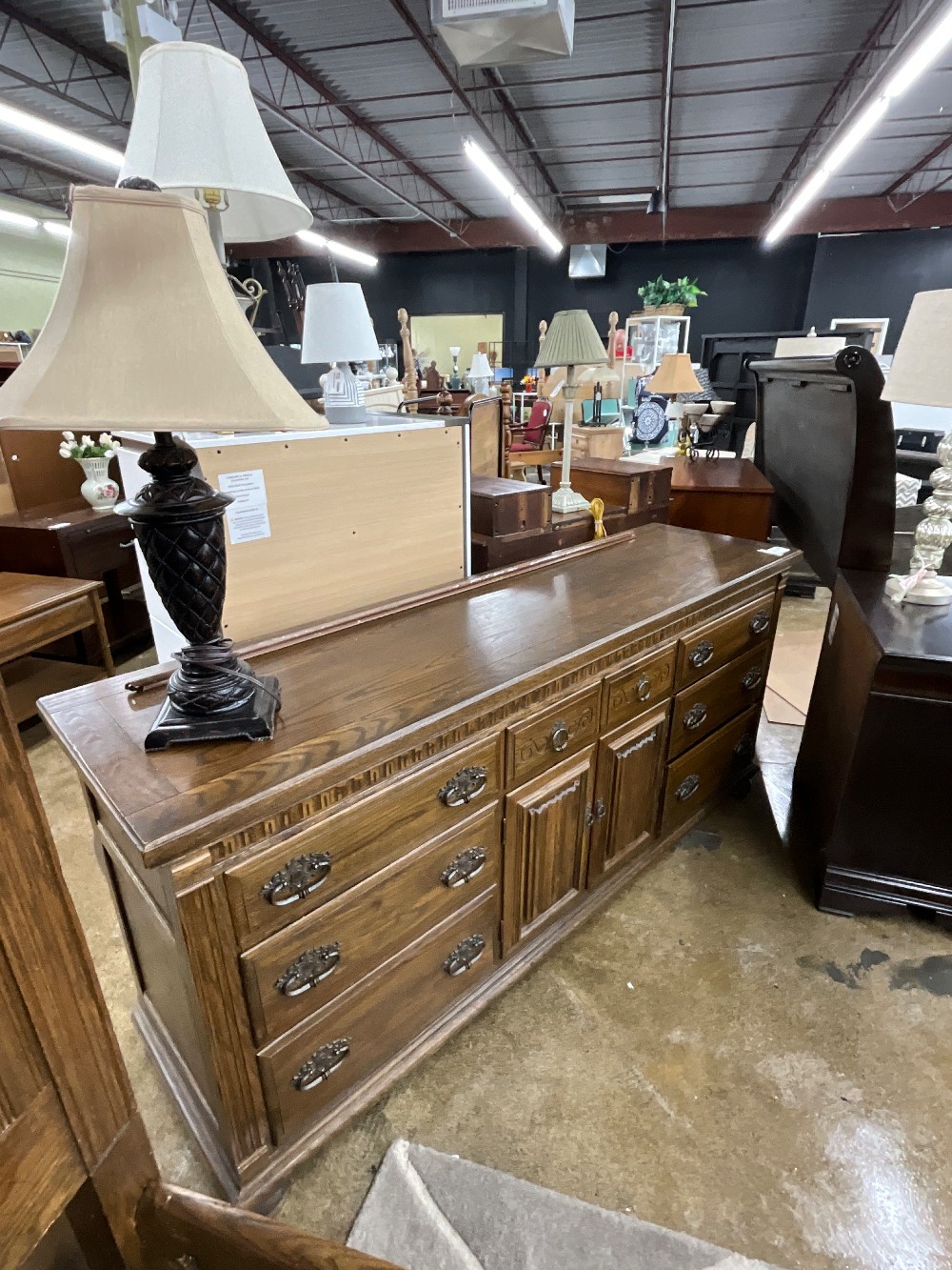 Dresser w/ Two Mirrors