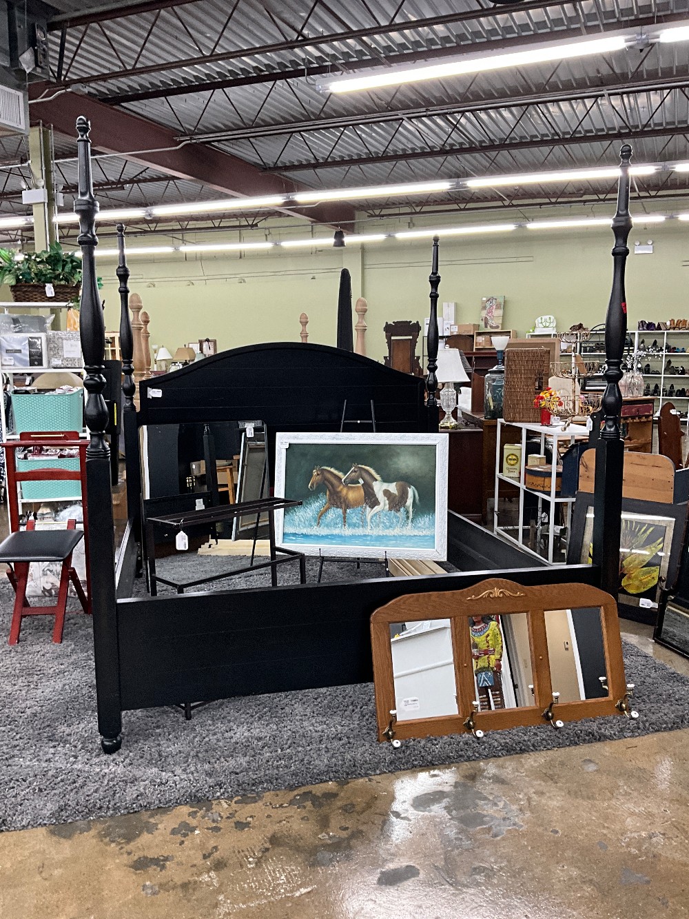 Black King Bed