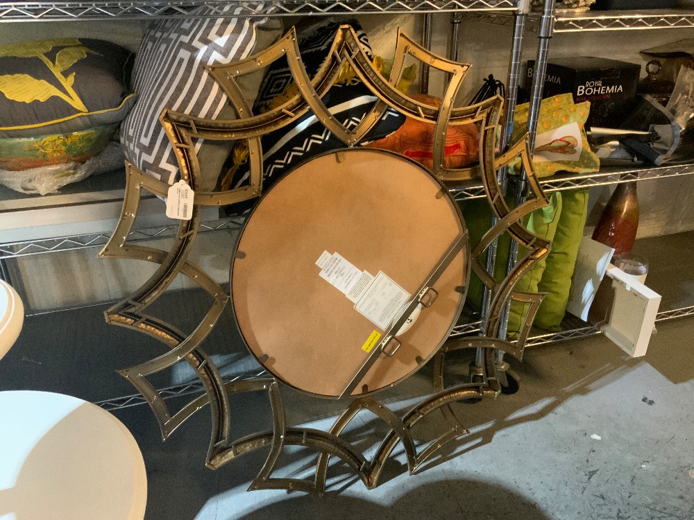 Uttermost Cutting Edge Gold Mirror