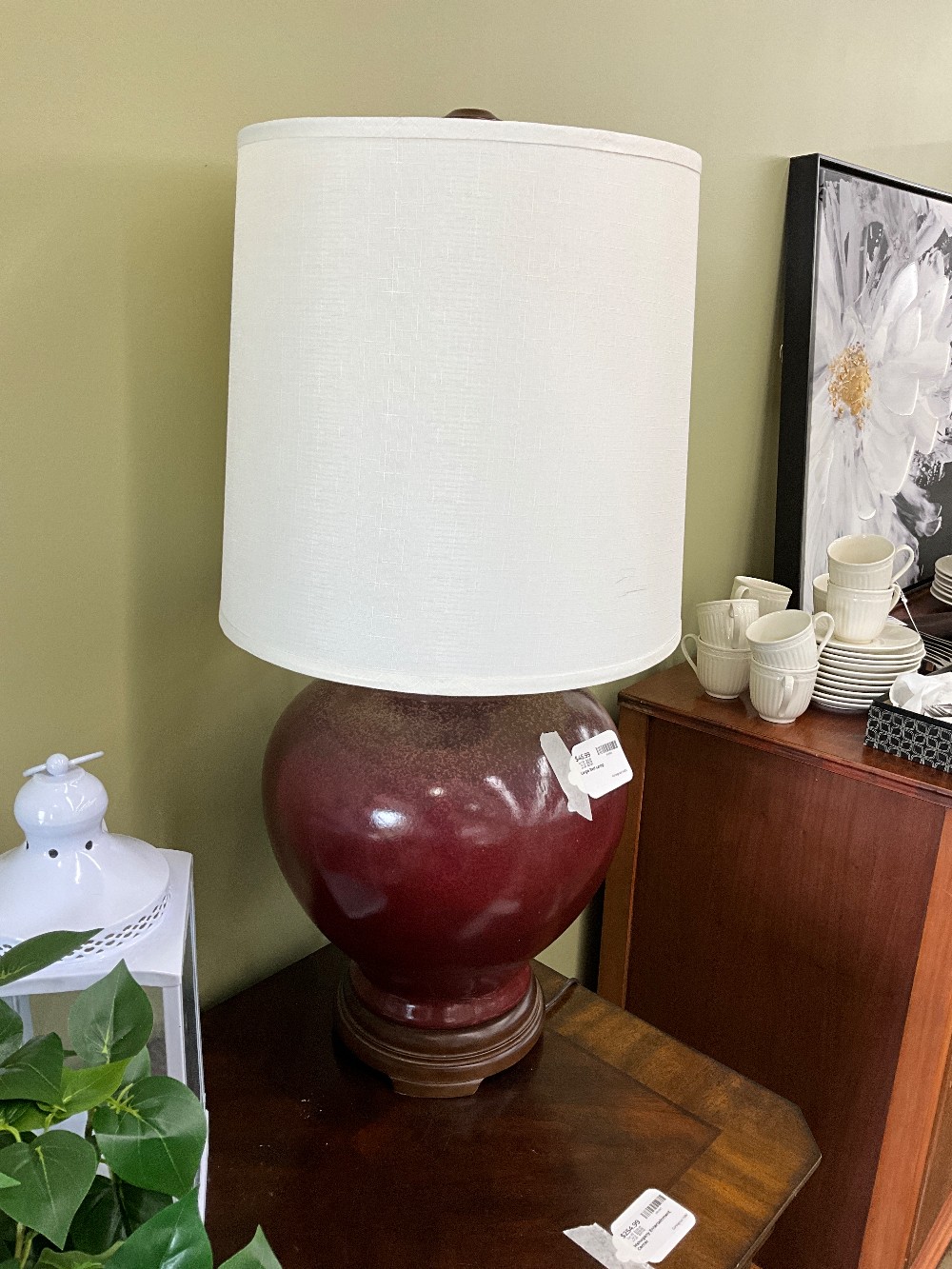 Large Red Lamp