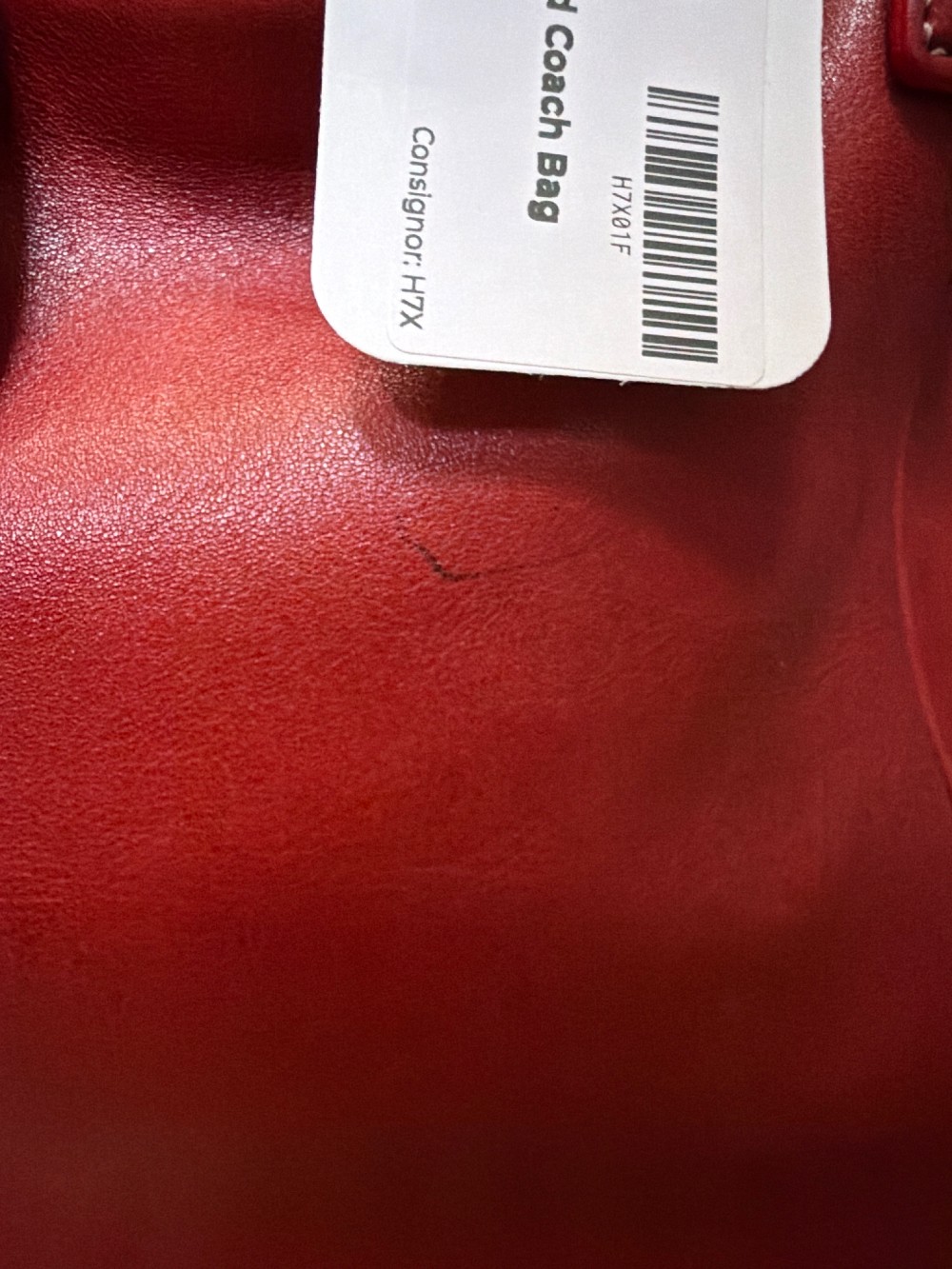 Vintage Red Coach Bag