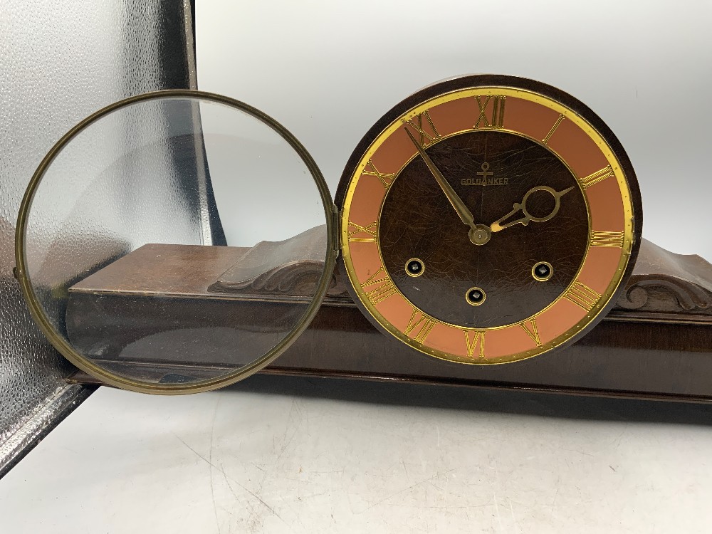 Goldanker Wood Mantle Clock