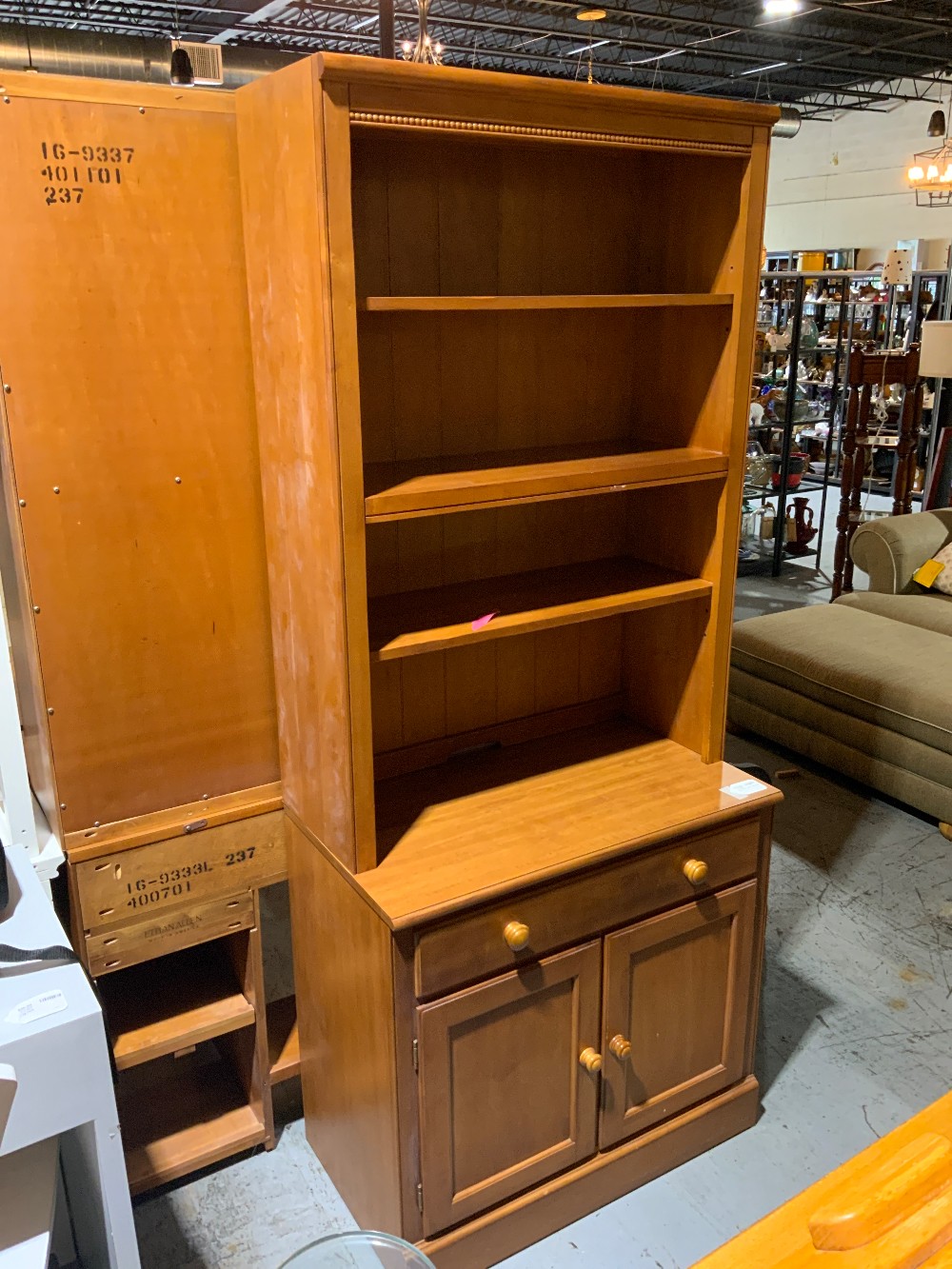 Ethan Allen Chest w/ Bookcase Top