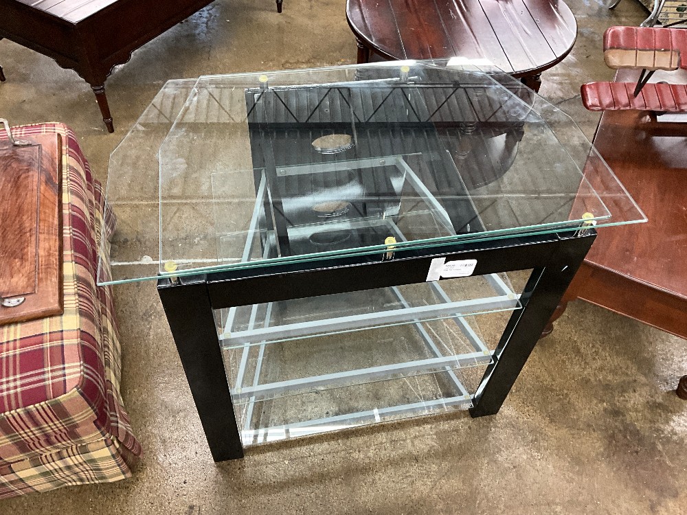 Glass Top Tv Stand