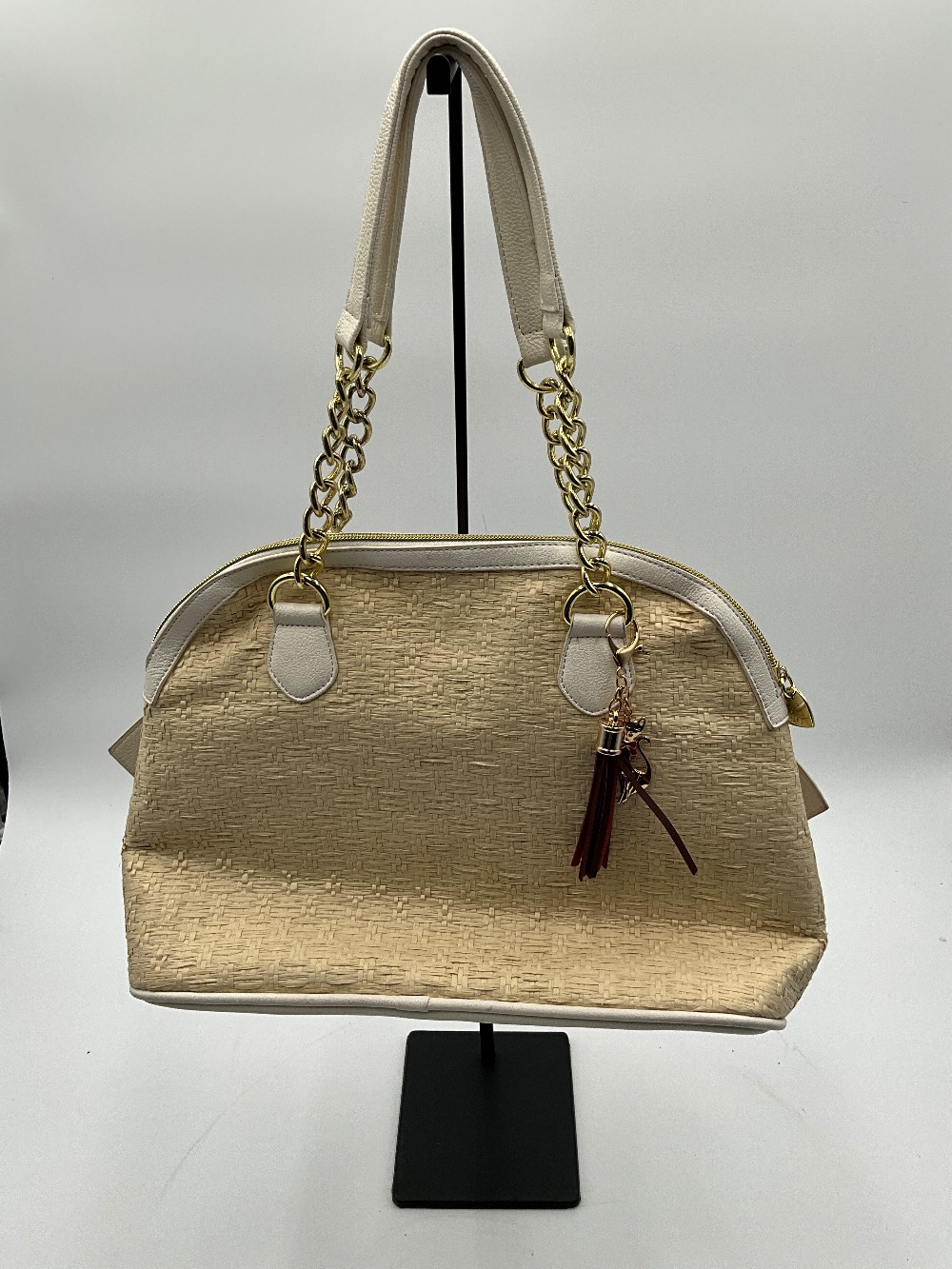 Betsy Johnson Woven Handbag