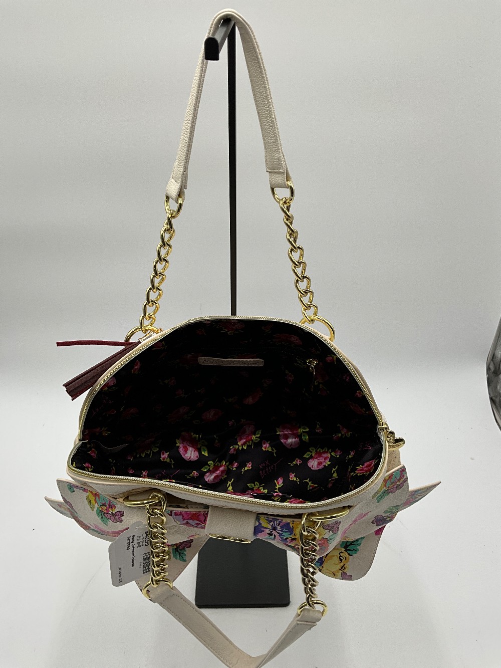 Betsy Johnson Woven Handbag