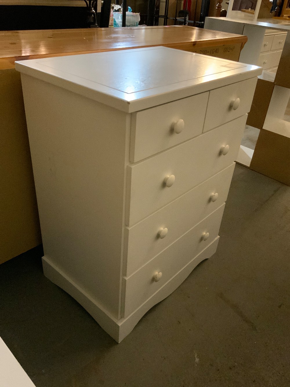 Small White Chest of Drawers