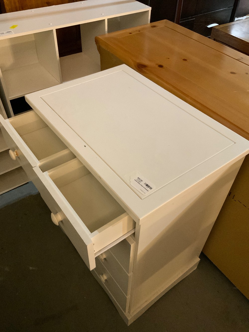 Small White Chest of Drawers