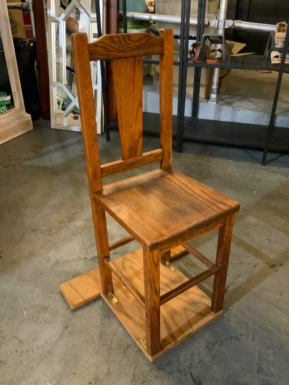 Antique Childs Roll Top Desk w/ Chair