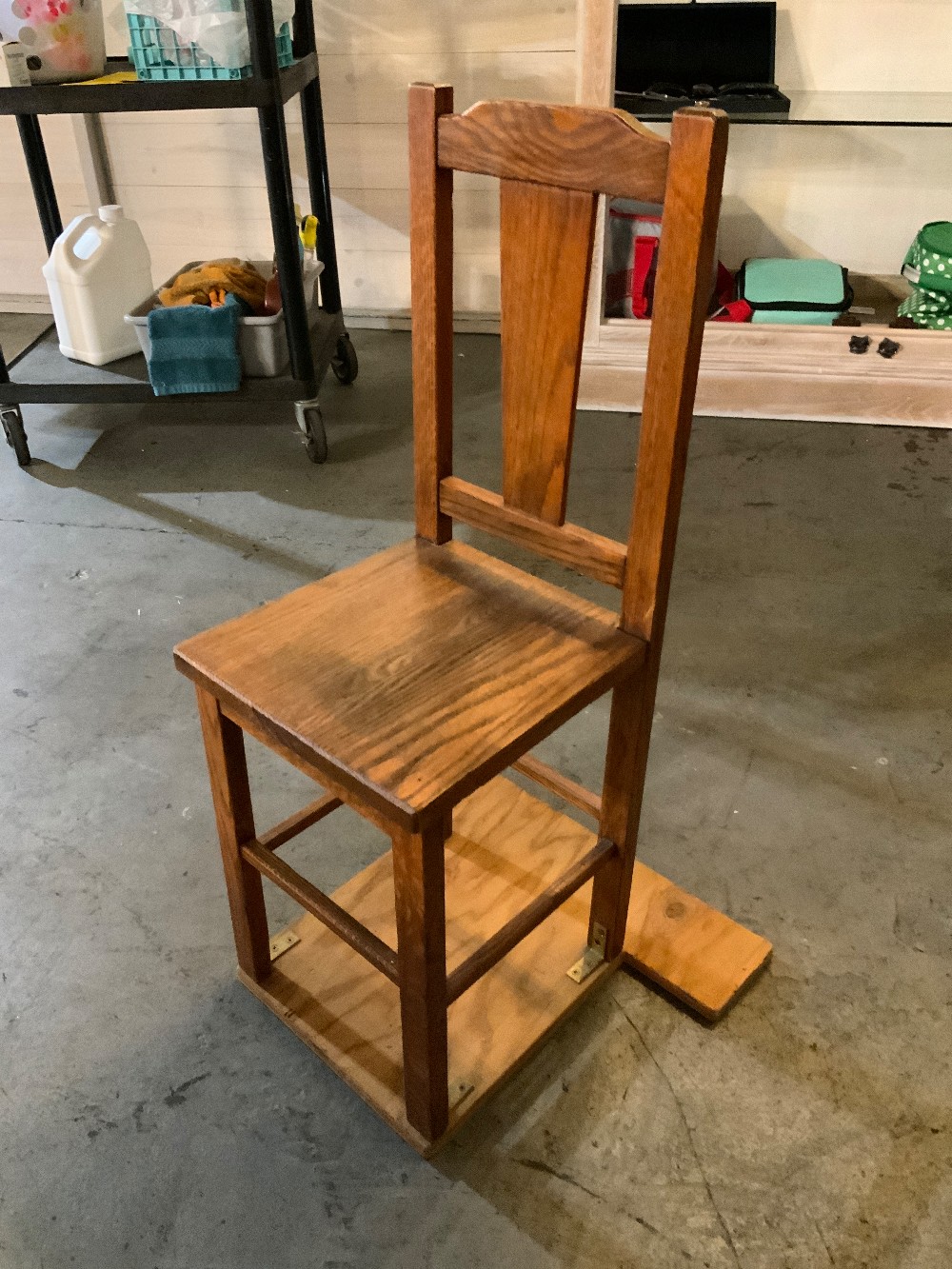 Antique Childs Roll Top Desk w/ Chair