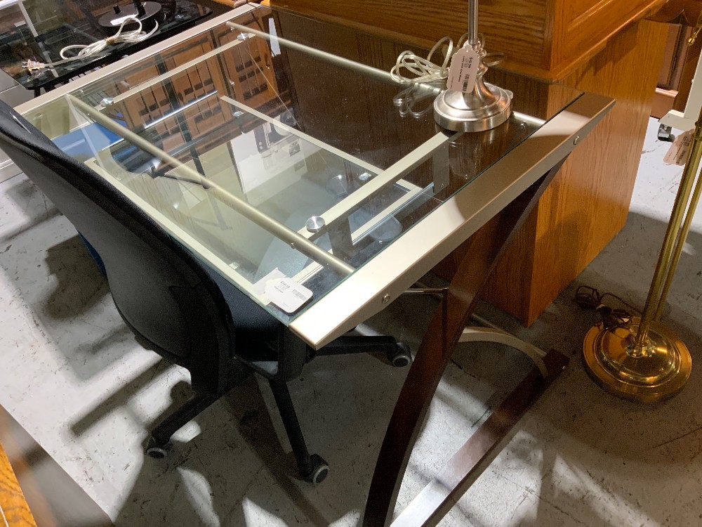 Glass Desk