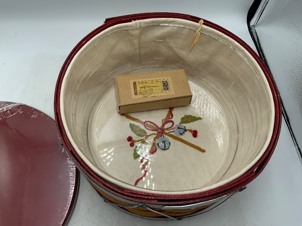 Longaberger Drum Basket