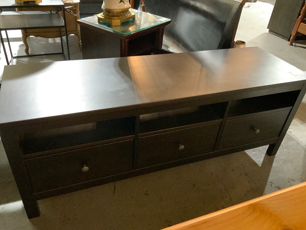 Ikea Black TV Stand