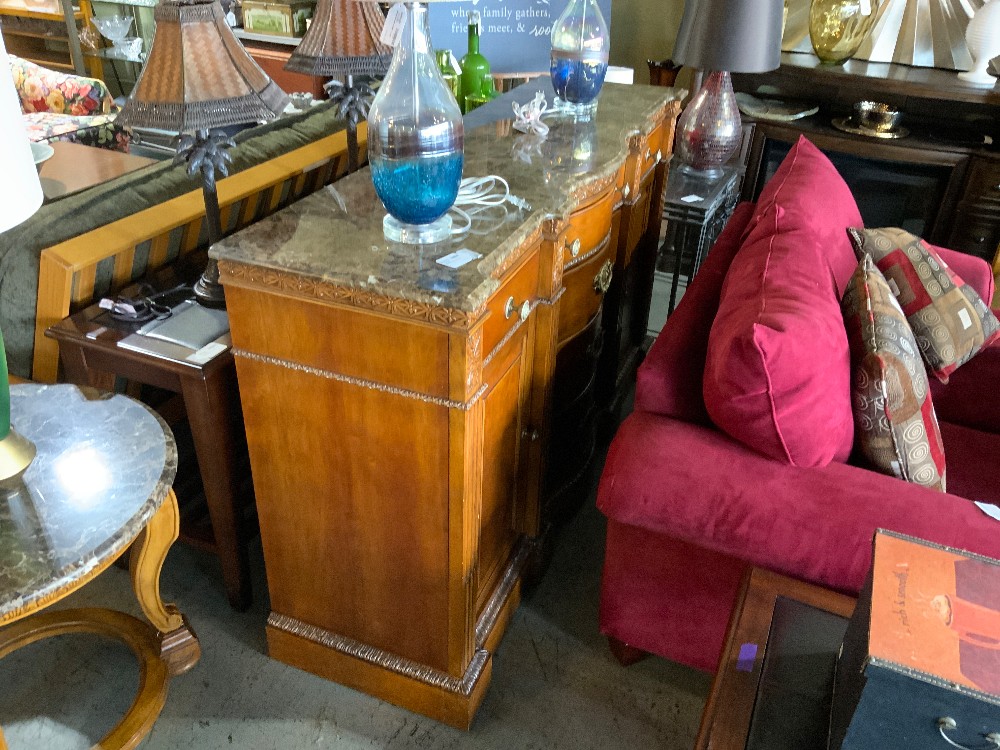 Basset Marble Top Buffet