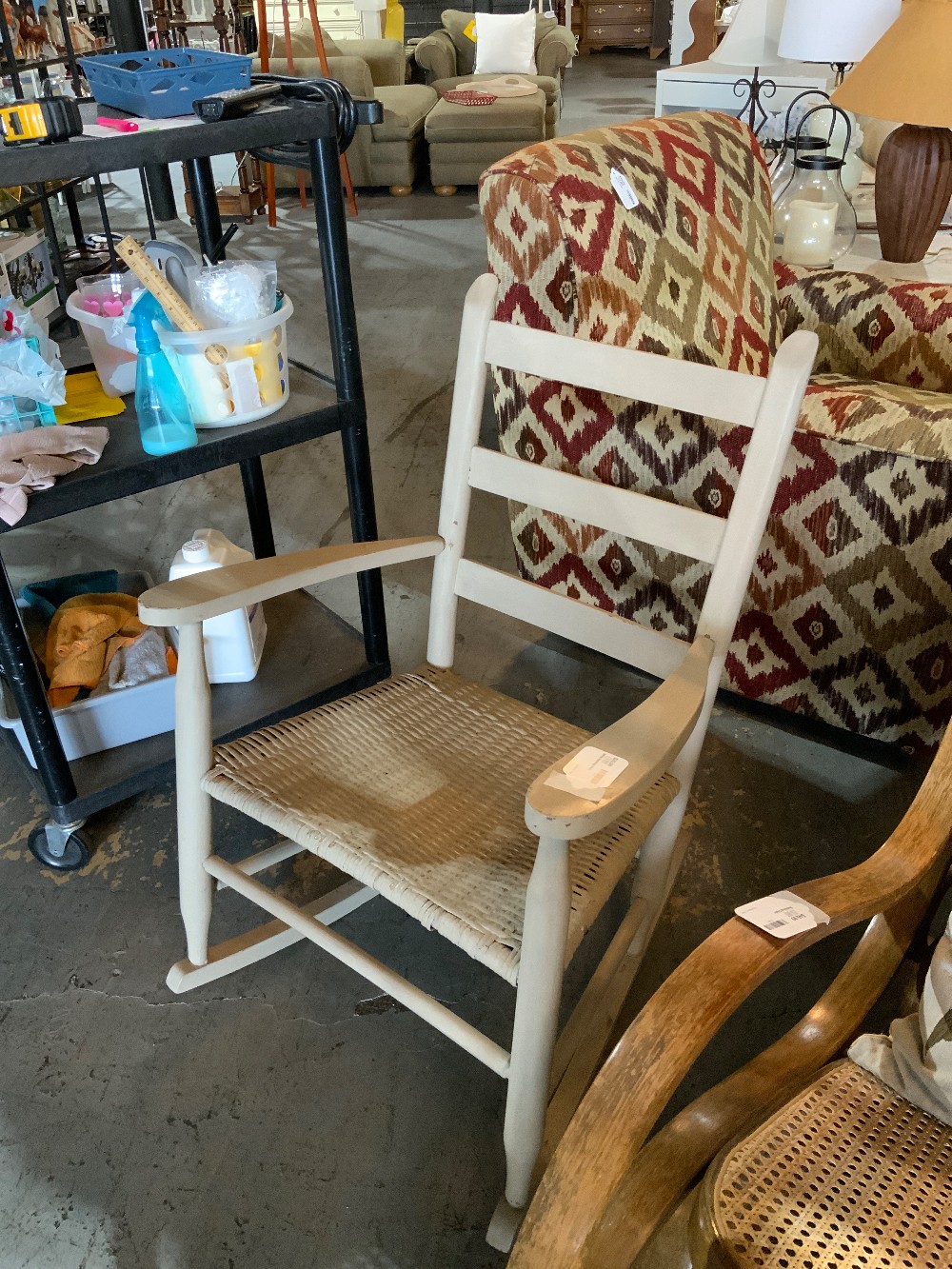 White Rocking Chair