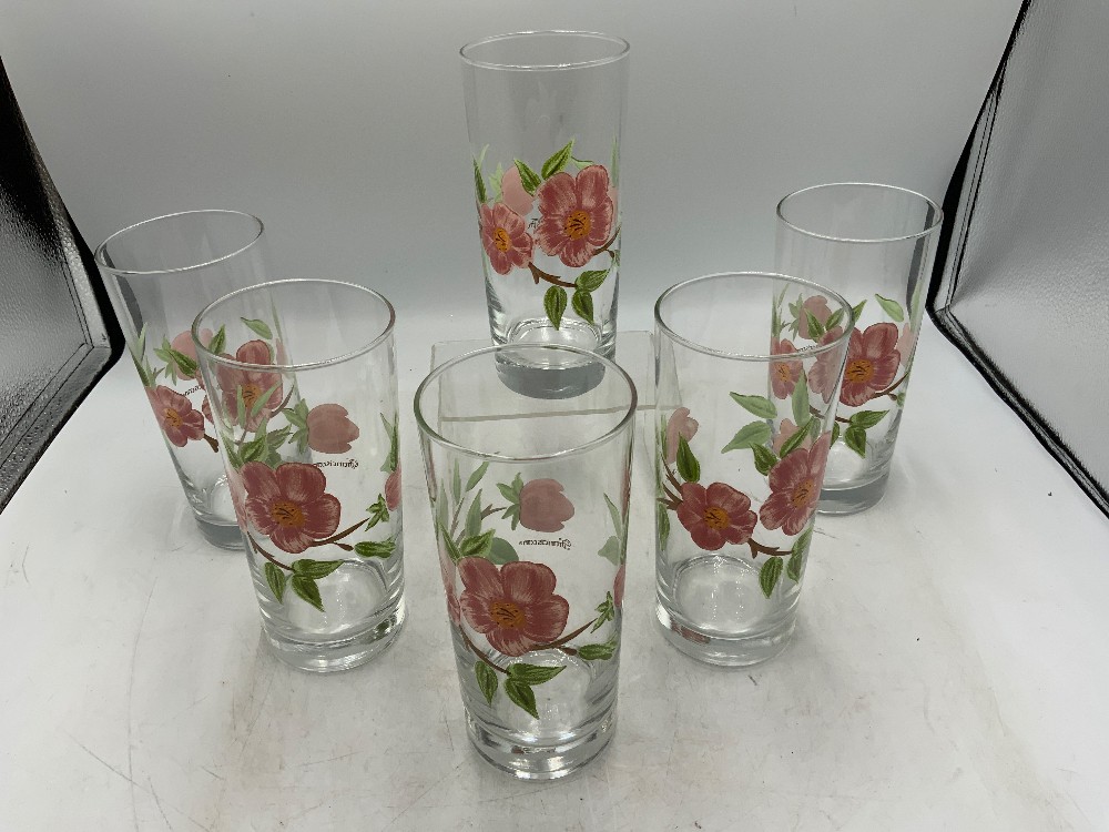 Set of 6 Franciscan Glasses