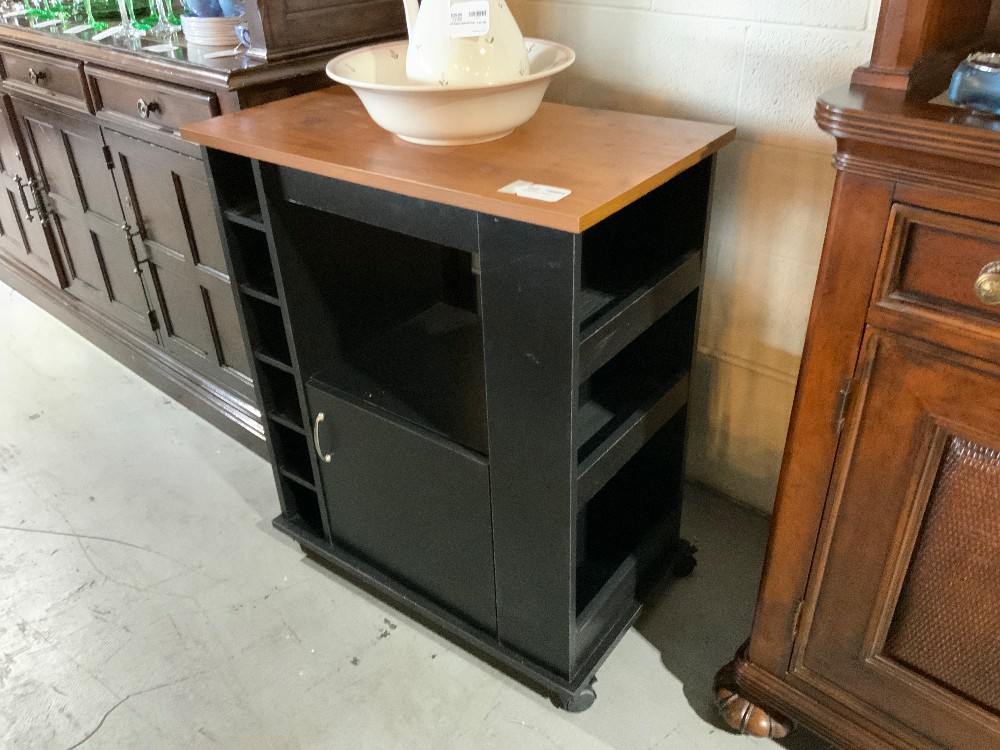 Bar Cabinet on Wheels