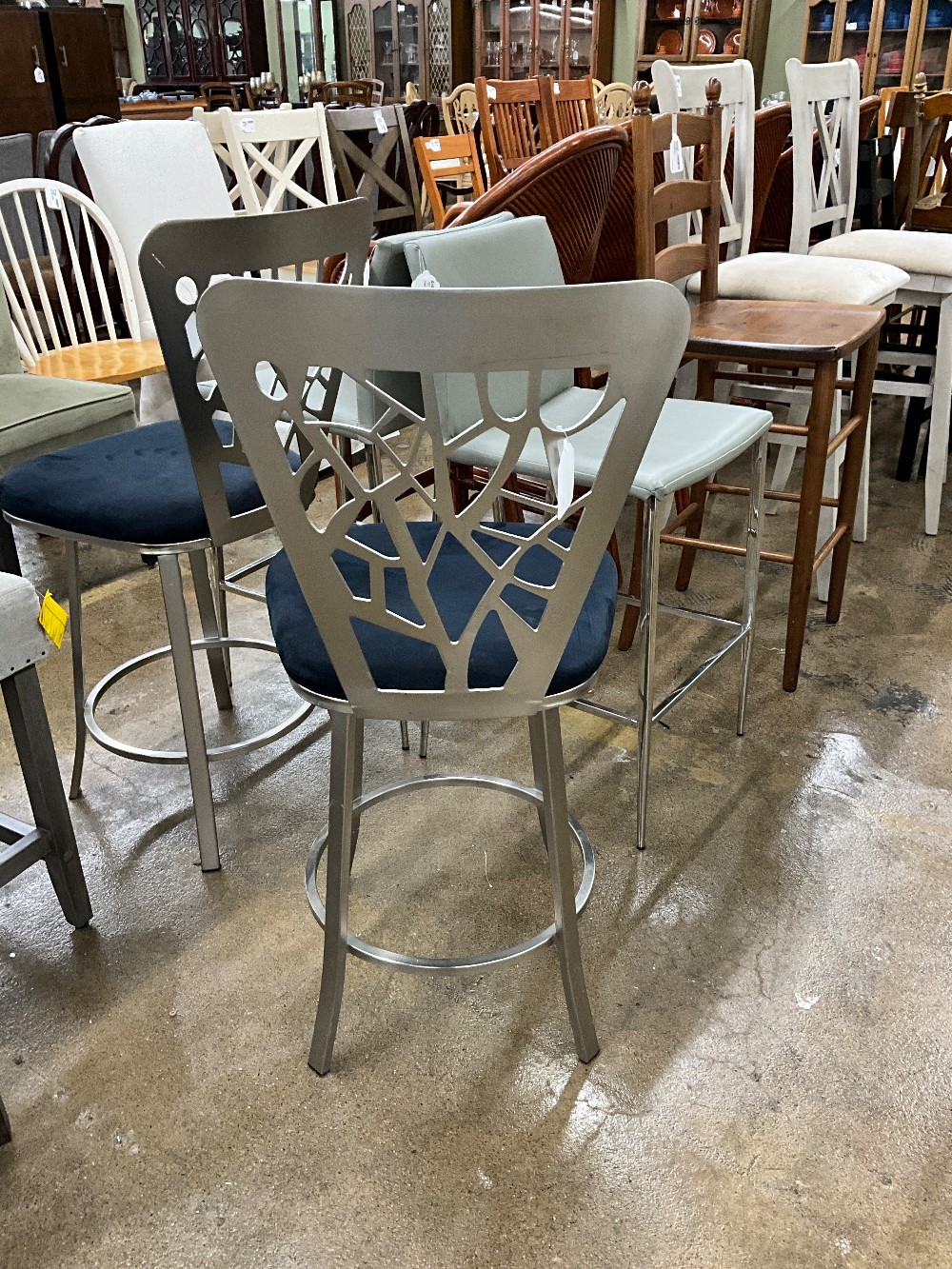 Contemporary Swivel Barstool