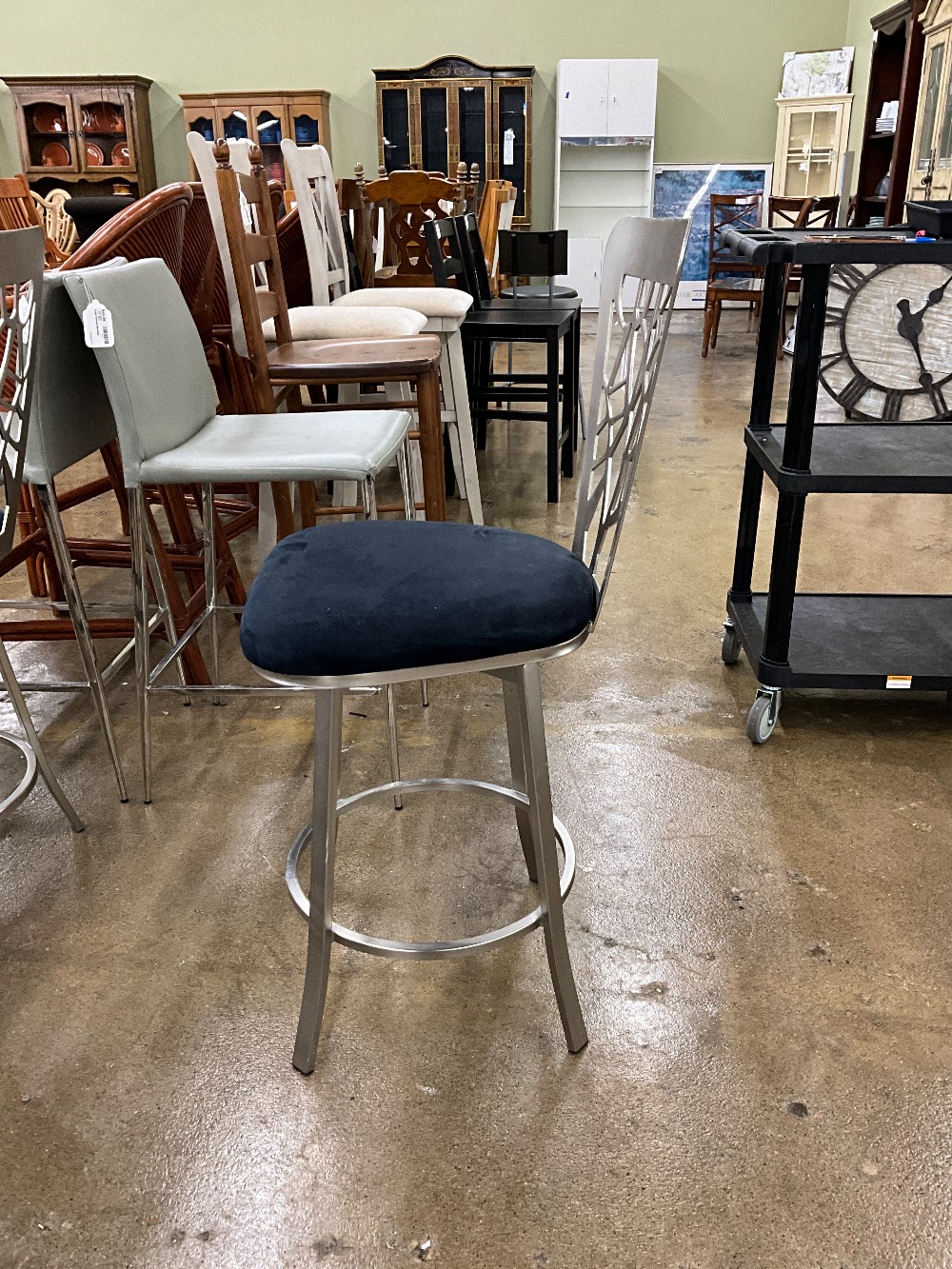 Contemporary Swivel Barstool
