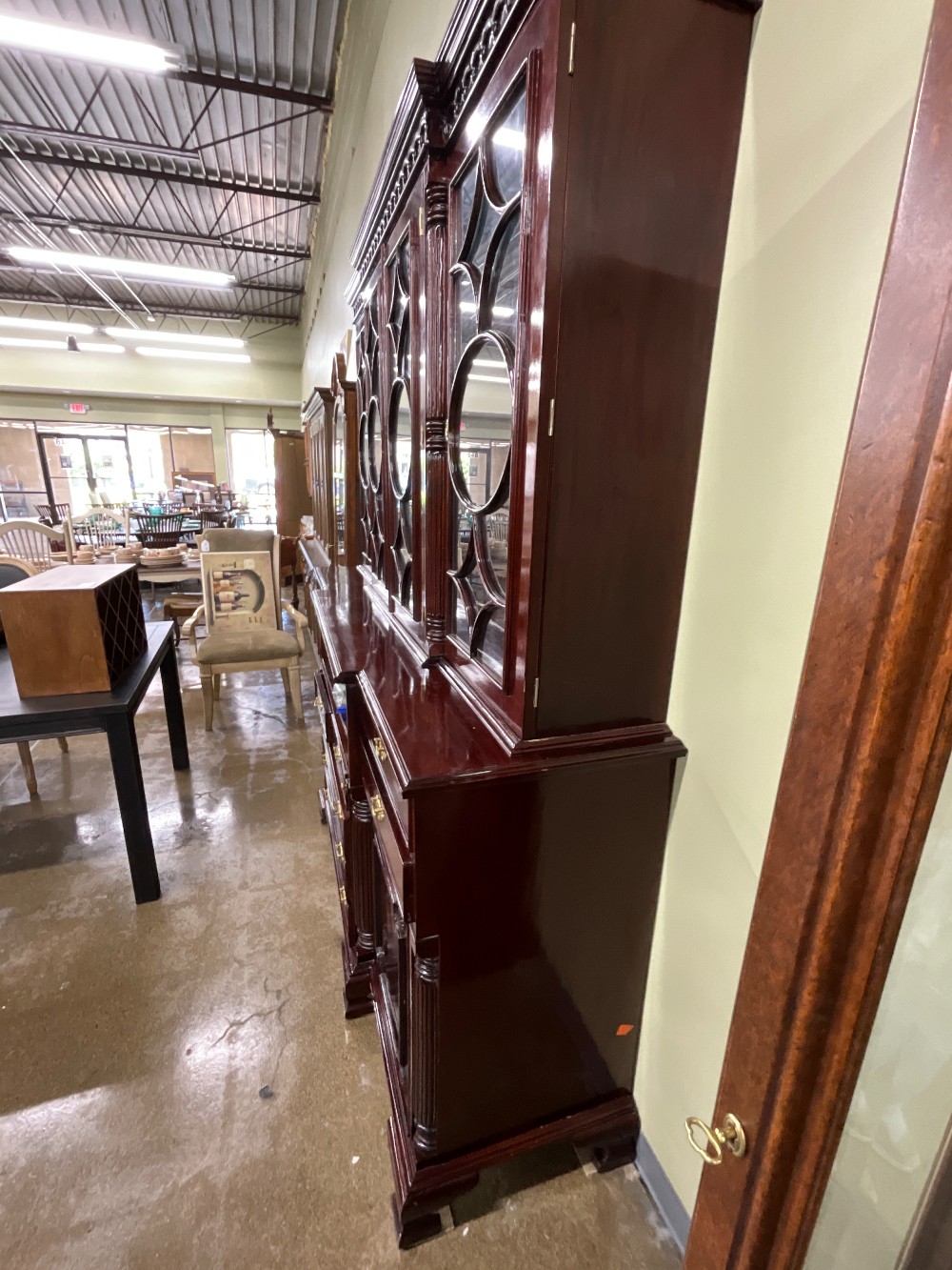 Dark Wood Hutch
