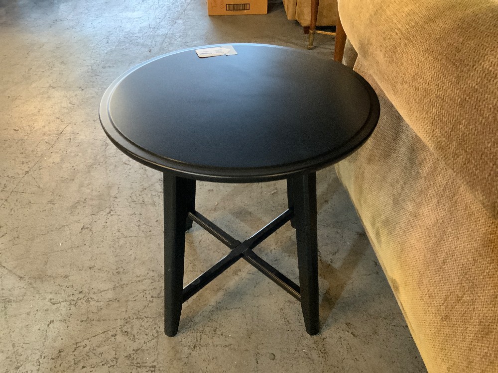 Ikea Kragsta Small Black Side Table