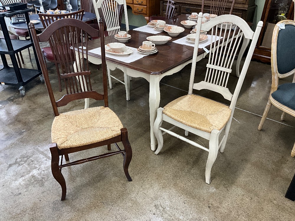 Canadian Wood Table with Leaf & 4 Chairs
