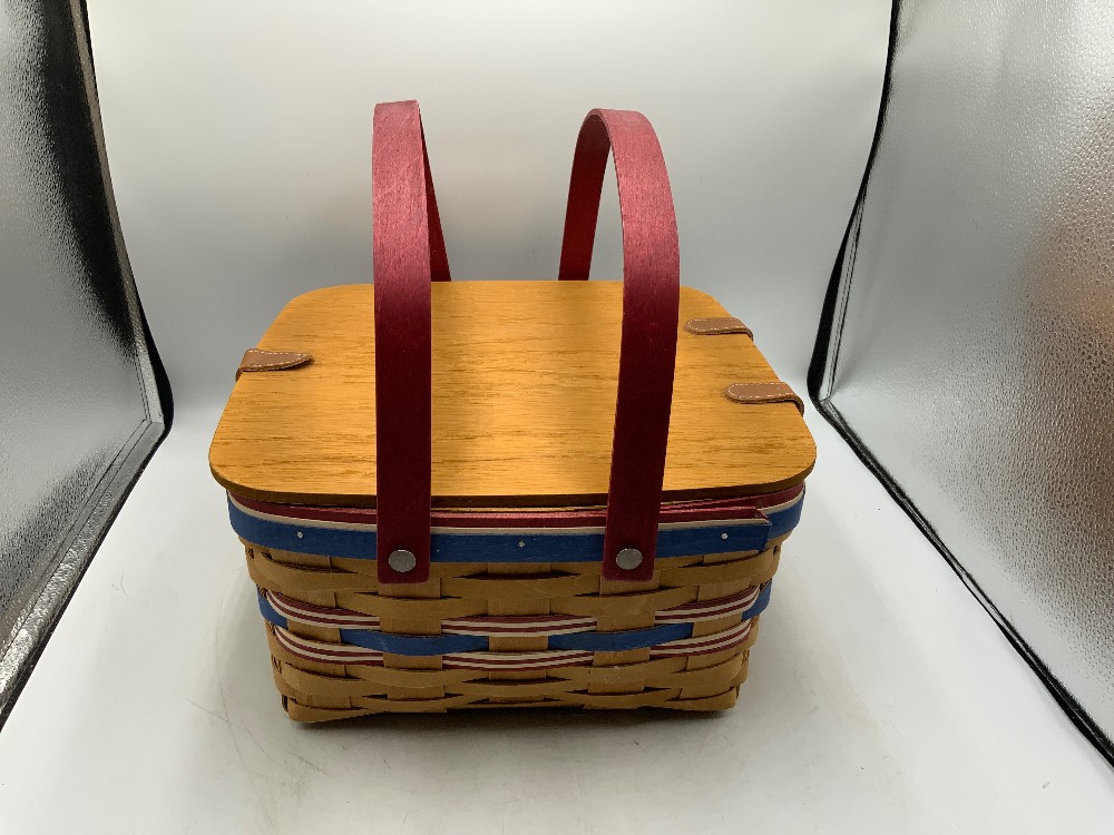 Longaberger 2010 American Celebration Small Picnic Basket