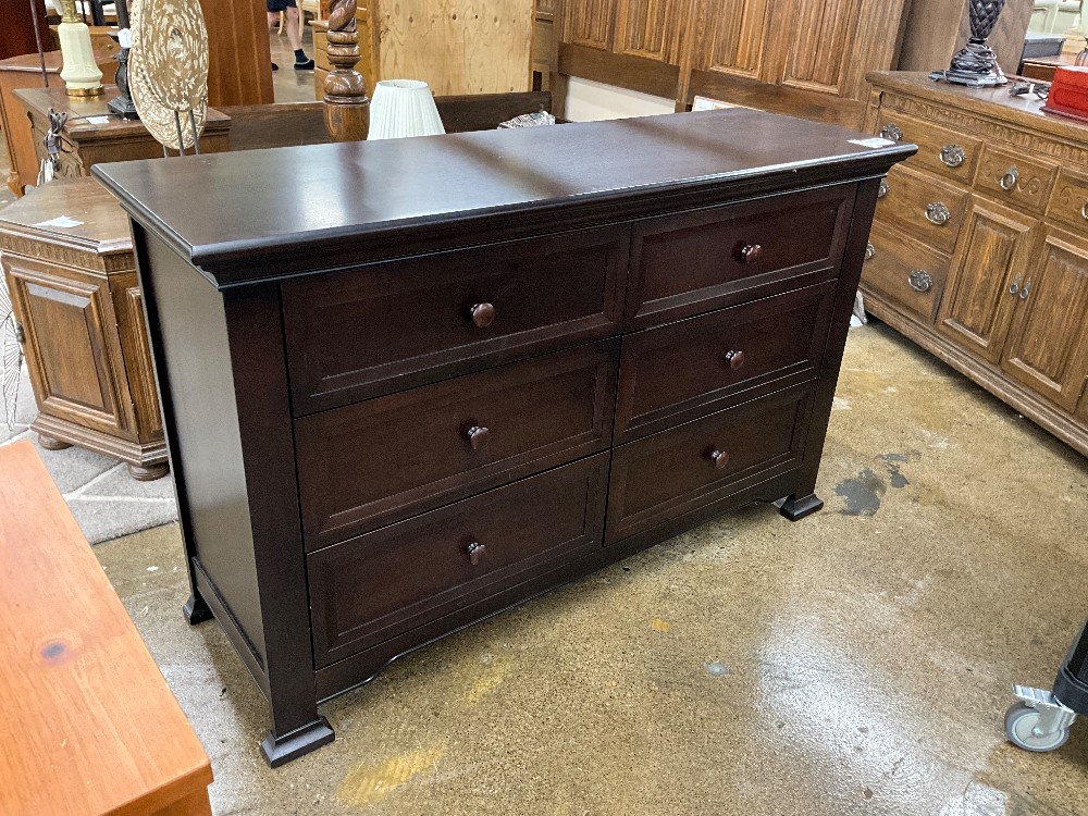 Munire Brown 6 wood Dresser