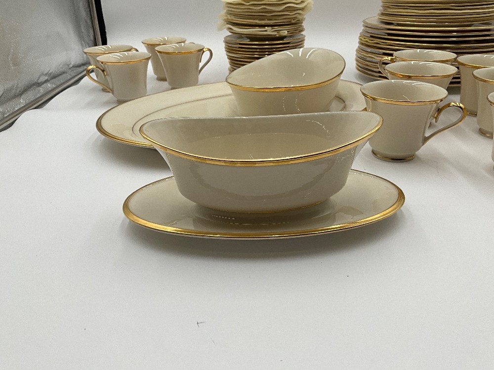Lenox Eternal 12 Place Setting Dish Set