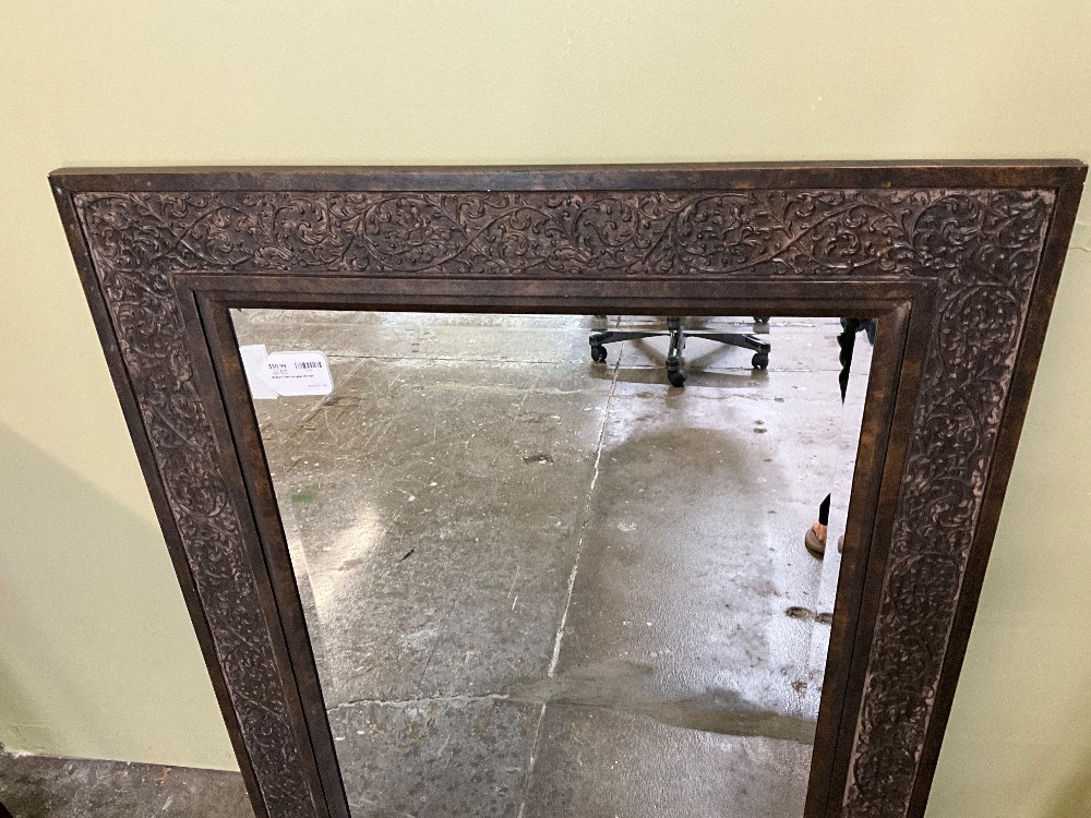 Brown Rectangle Mirror