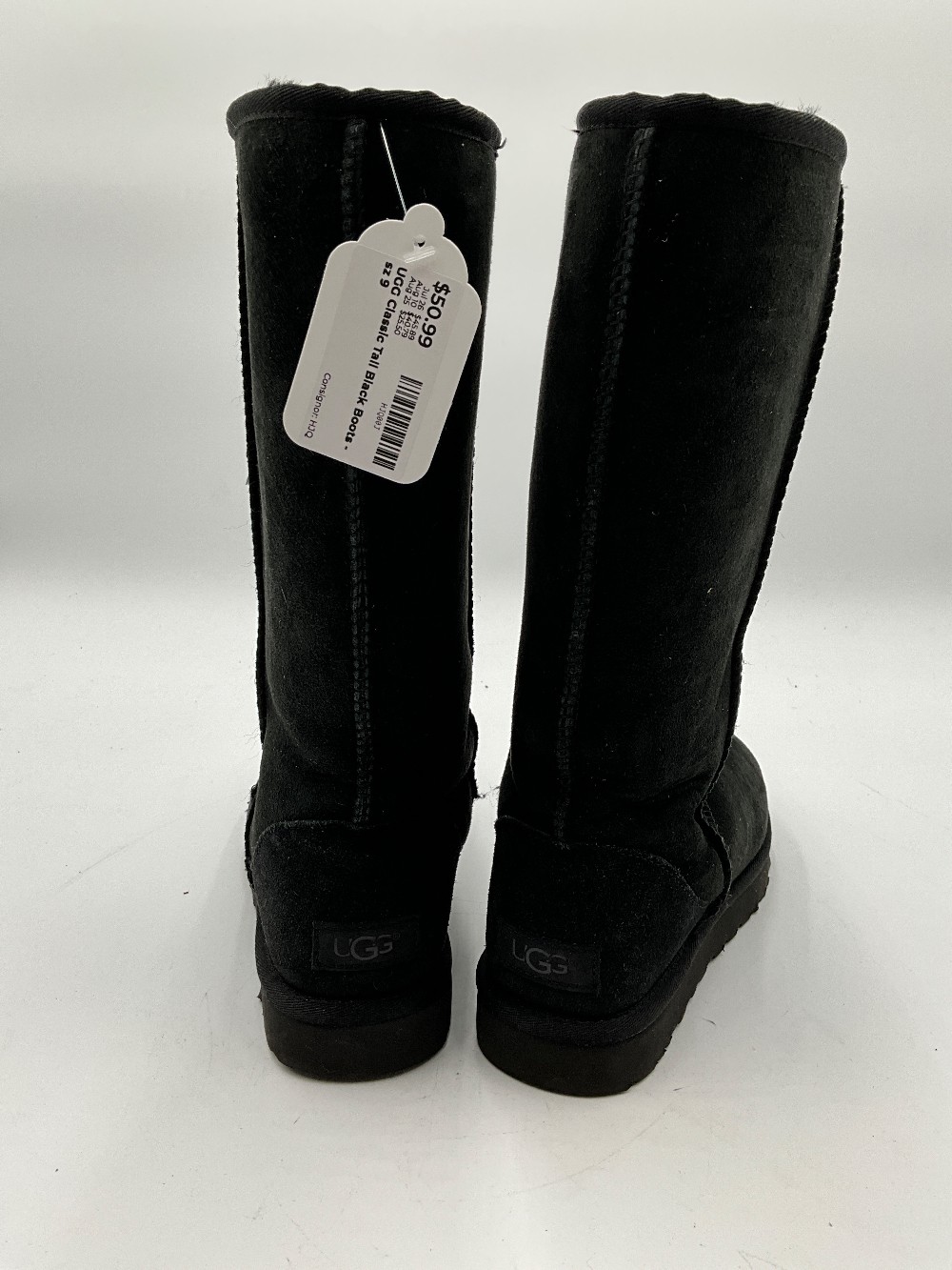 UGG Classic Tall Black Boots - sz 9