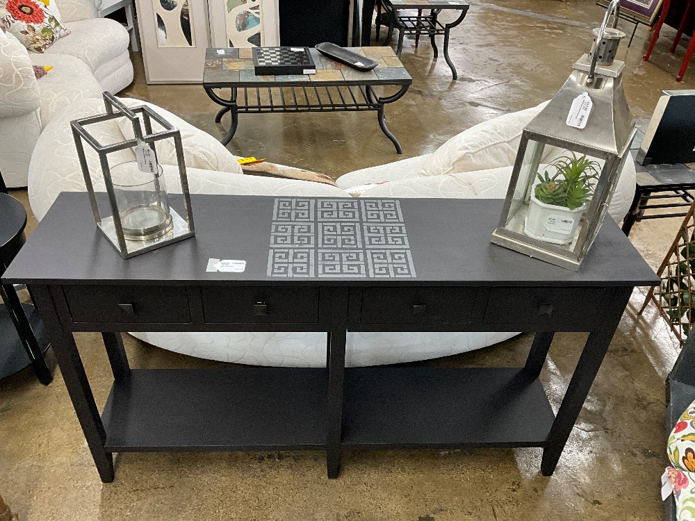 Black Sofa Table