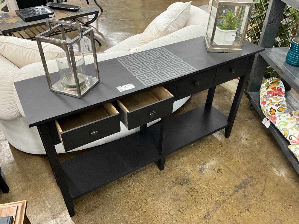 Black Sofa Table