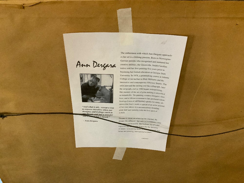 Ann Dergard Framed Art