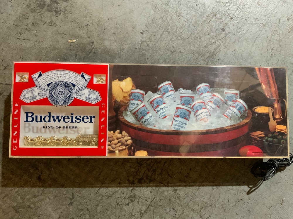 Budwiser Lightup Sign