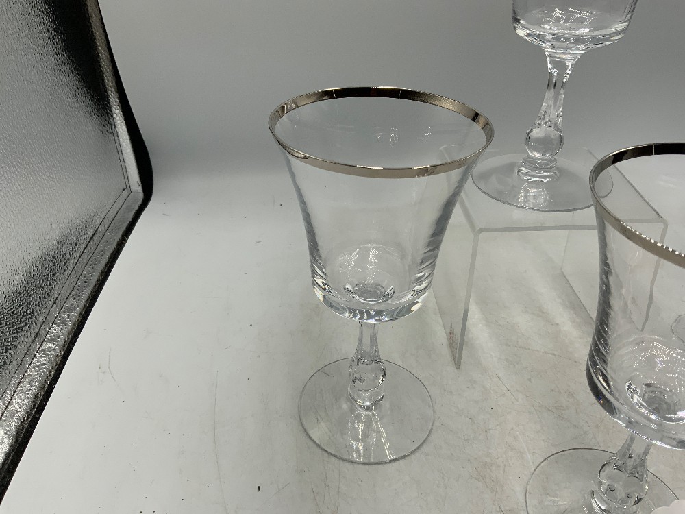 Set of 4 Large Lenox Wine Glasses