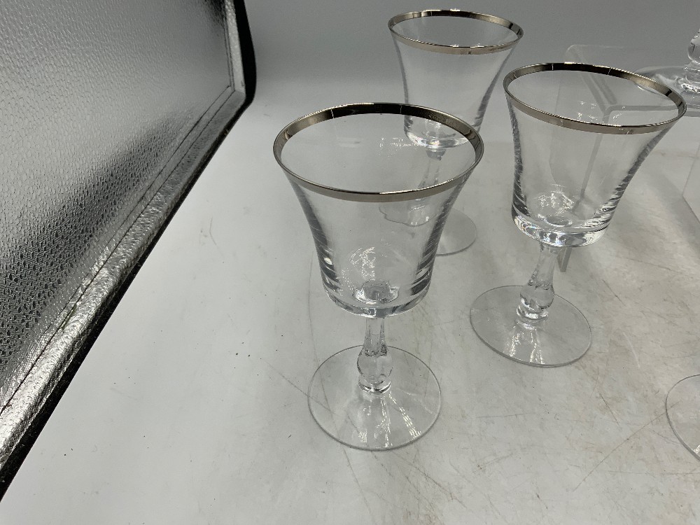 Set of 8 Small Lenox Wine Glasses