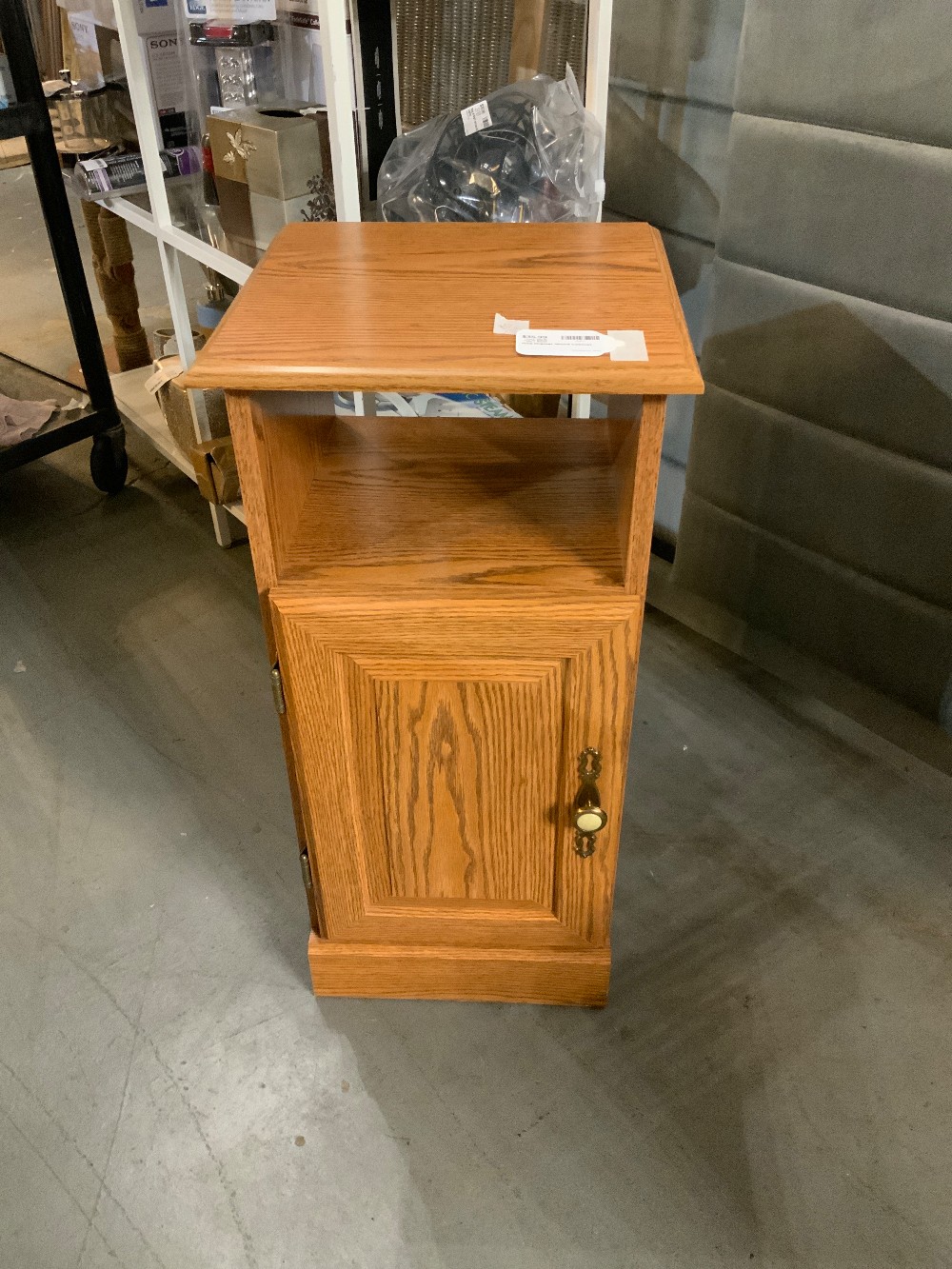 One Drawer Wood Cabinet