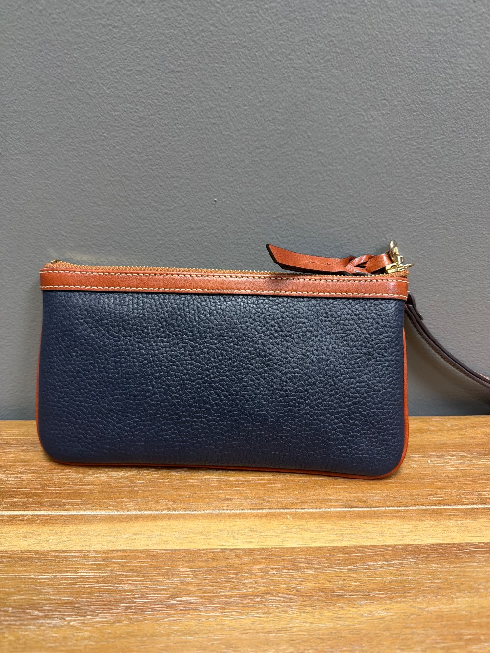 Dooney + Burke Blue Wristlet