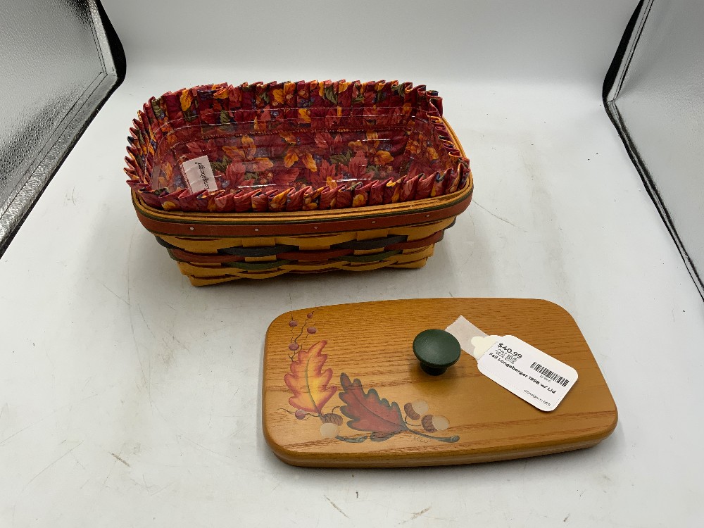 Fall Longaberger 1998 w/ Lid