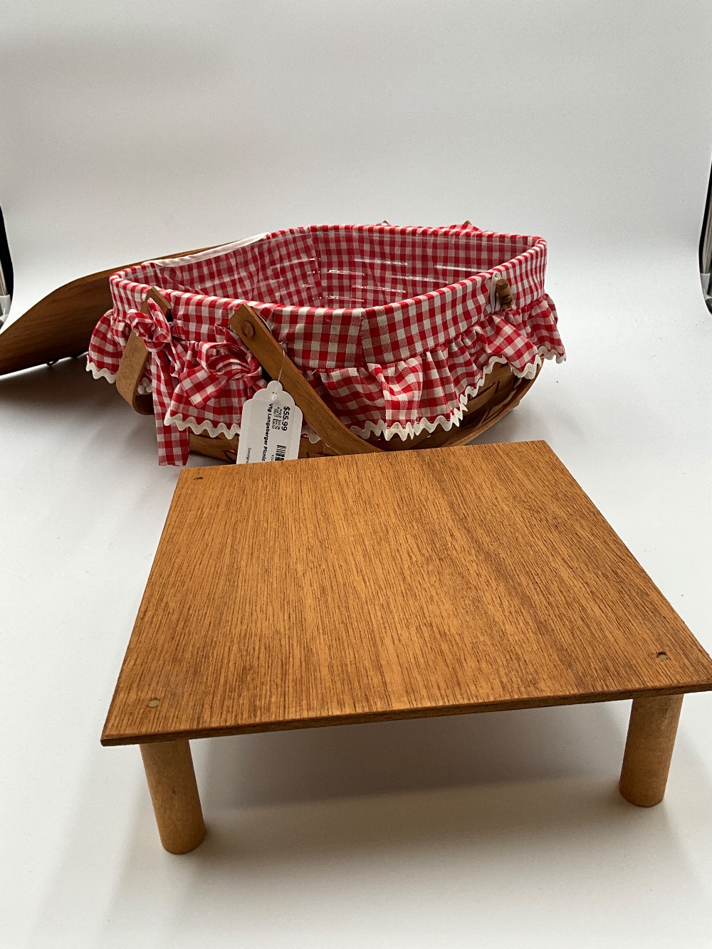 Vtg Longaberger Picnic Basket