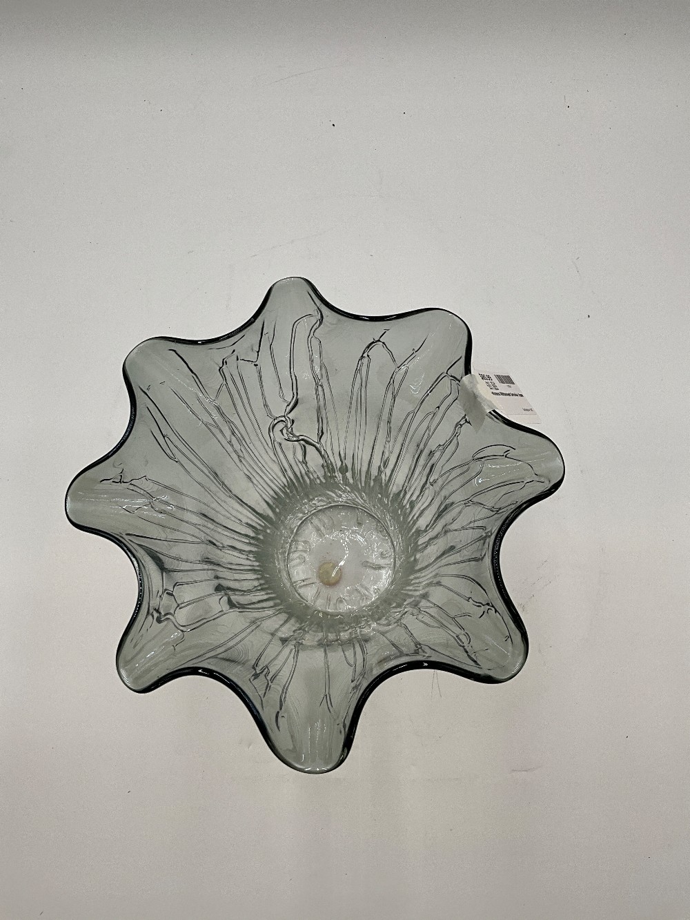 Murano Ribboned Smoke Vase