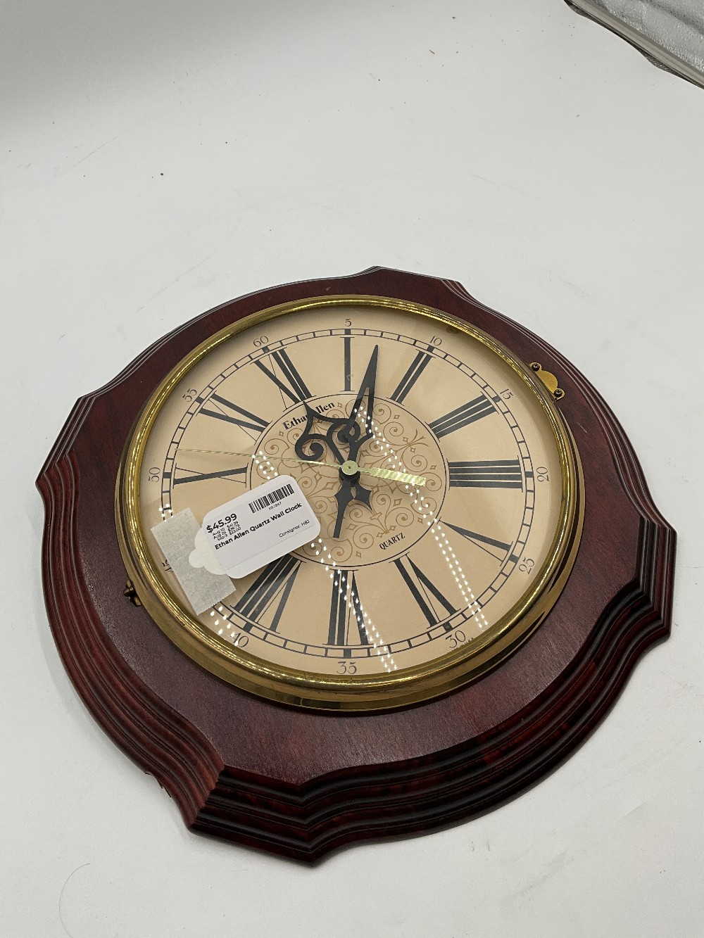 Ethan Allen Quartz Wall Clock