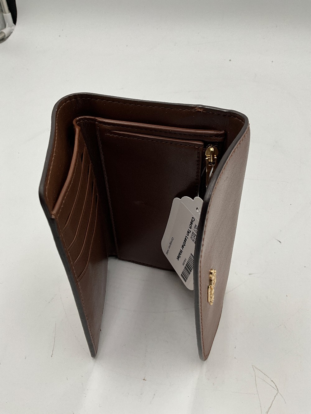 Coach Tan Leather Wallet
