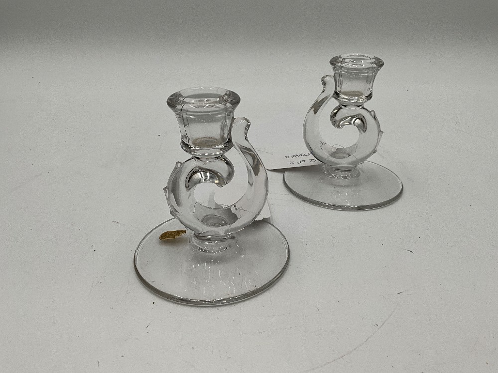 Fostoria Candle Stick 2Pc Set