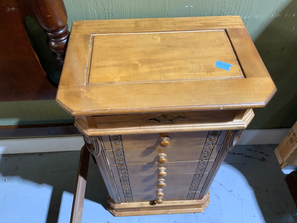 Antique Style Tall Night Stand