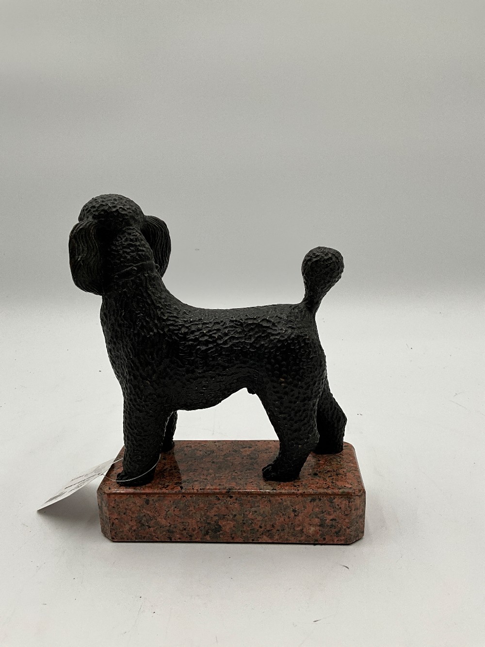 Bronze Poodle On Marble