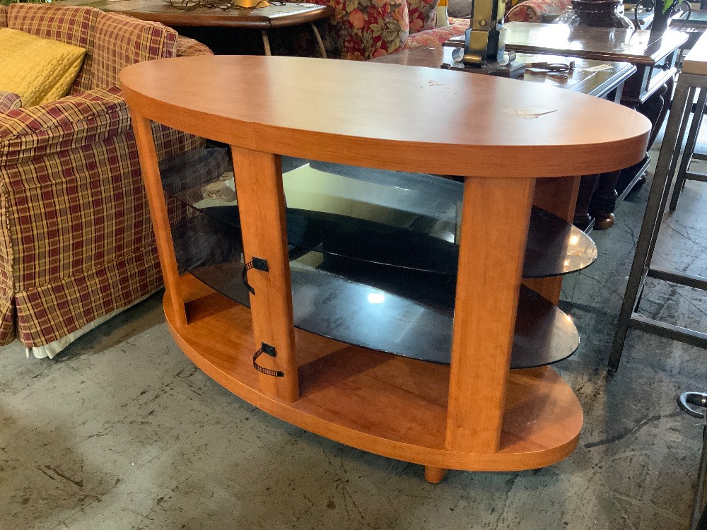 TV Stand With Glass